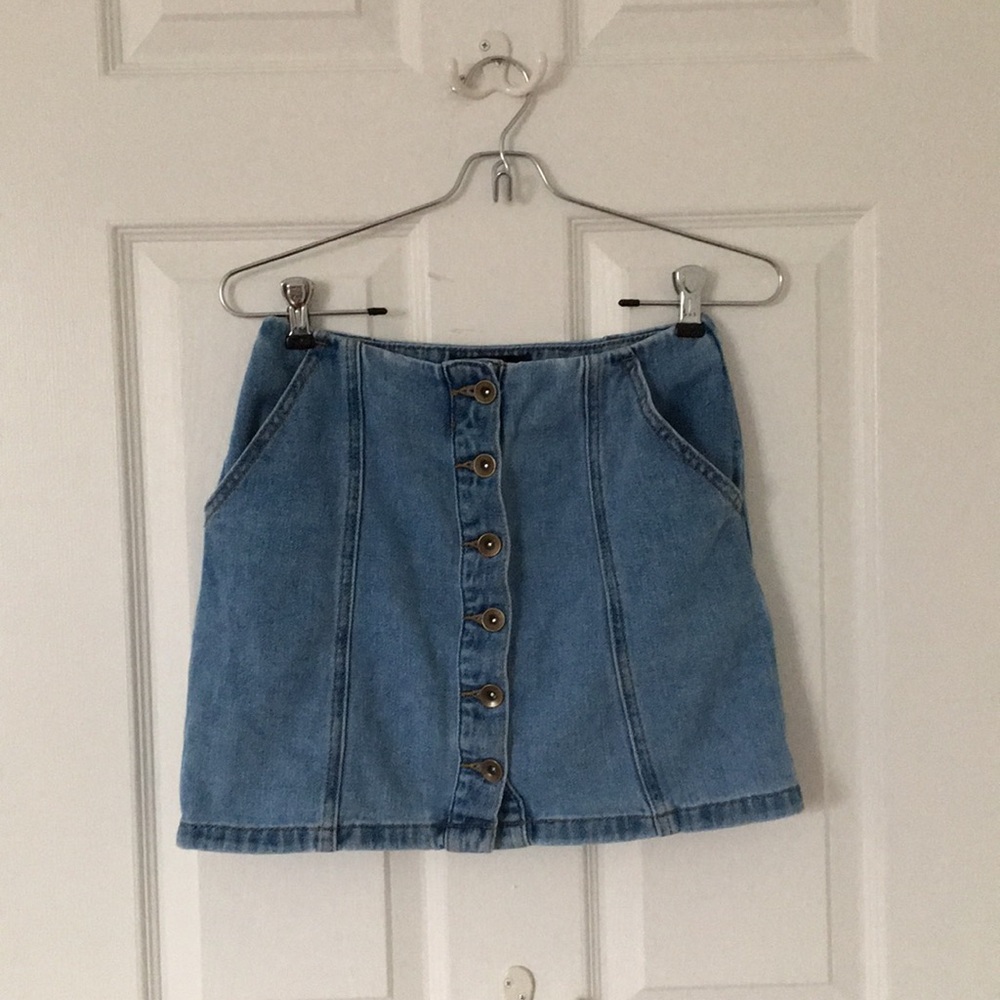 forever 21 jean skirt